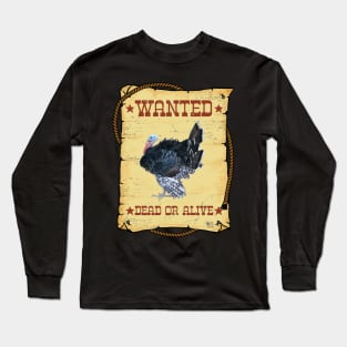 Turkey Thanksgiving Hunter Long Sleeve T-Shirt